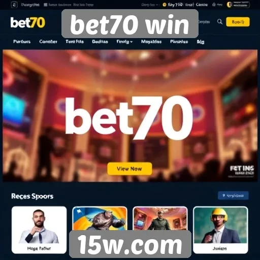 Acessibilidade e usabilidade do site Bet70 Win
